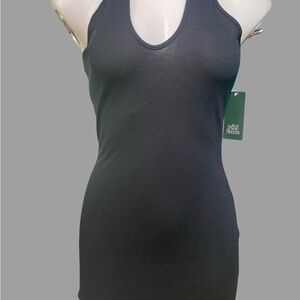 Wild Fable Black Ribbed Women's bodycon sundress